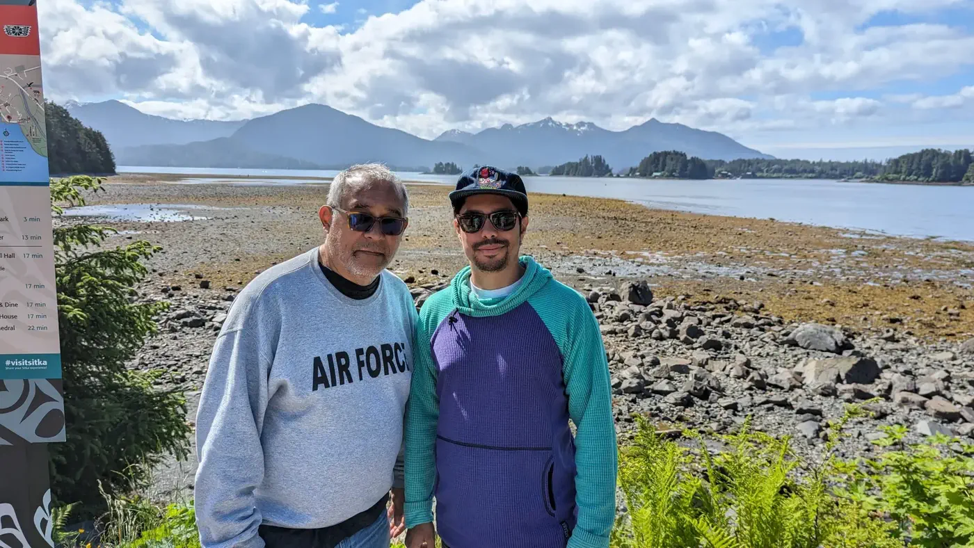 My dad and I in Alaska