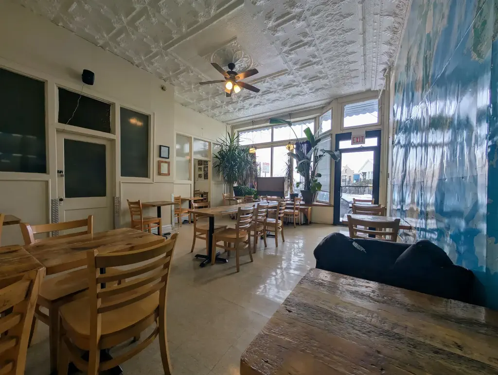 View from my favorite spot in the map room