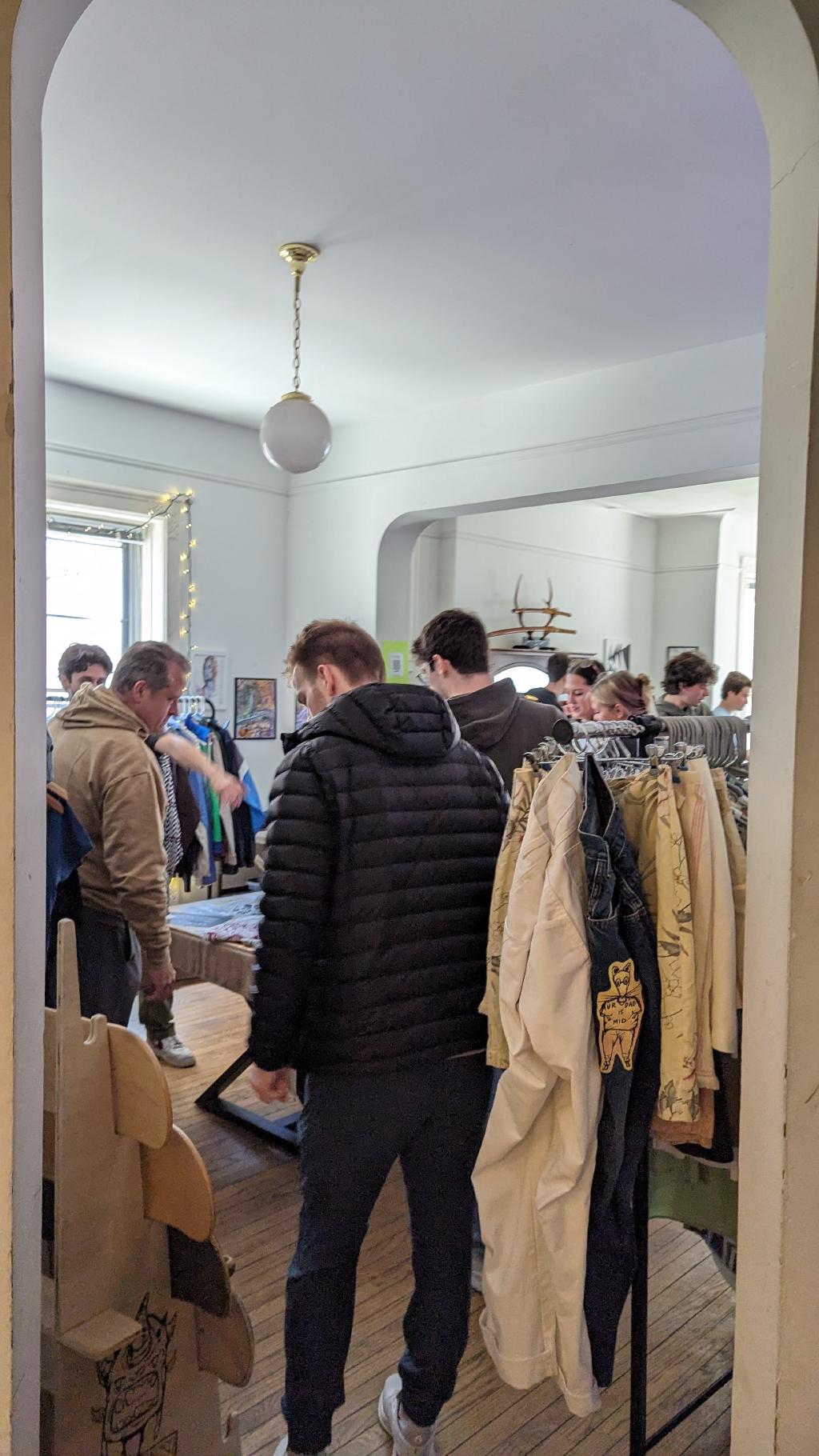 Artwork display at the Transformations exhibition