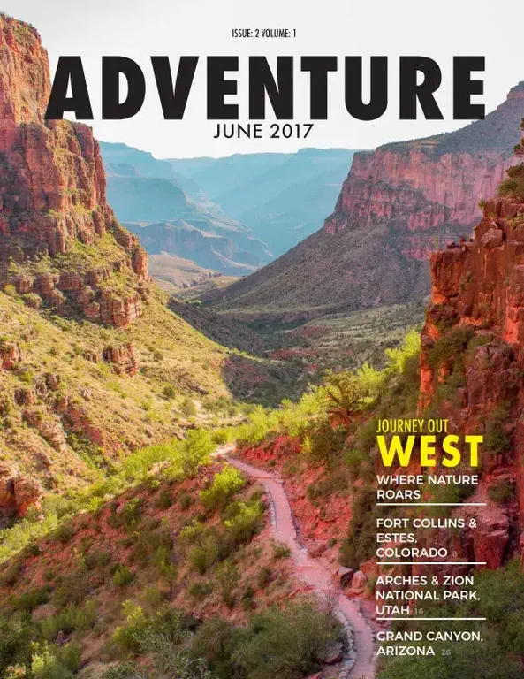 Adventure Magazine Grand Canyon edition cover