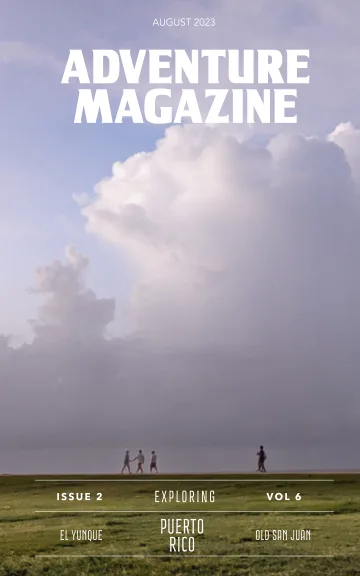 Adventure Magazine Puerto Rico edition cover