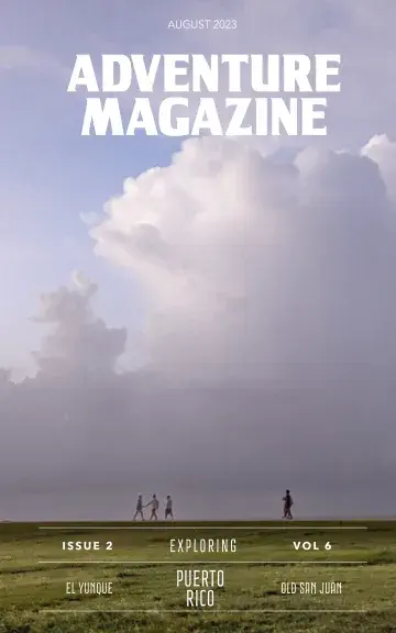 Adventure Magazine Puerto Rico edition cover
